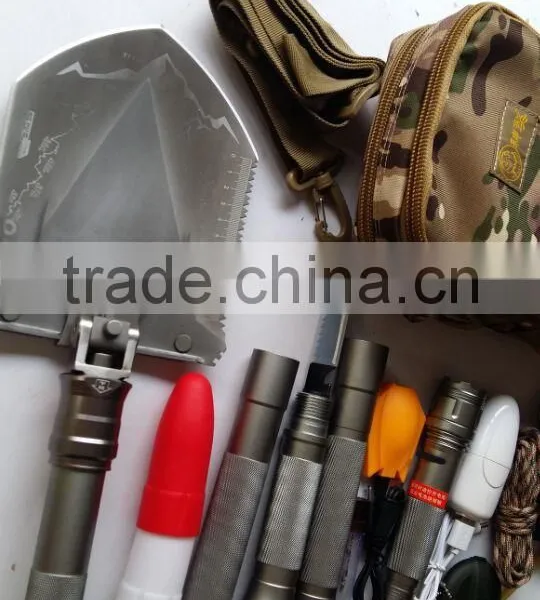 2015 Multifunctional Garden Shovel Patent Shovel Multifunctional Garden Hammer Hoe Knife Saw Flashlight Screwdriver Garden Tool photo-5