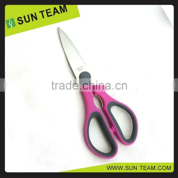 SK031A Red and Black Color 8-1/4" Different Types of Kitchen Detachable Scissors photo-2