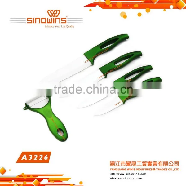 A3226 Gorgeous Ceramic Kitchen Knife Sets With Unique Peeler photo-2