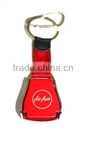 AirAsia Mini Aircraft Buckle Seatbelt Keychain photo-2