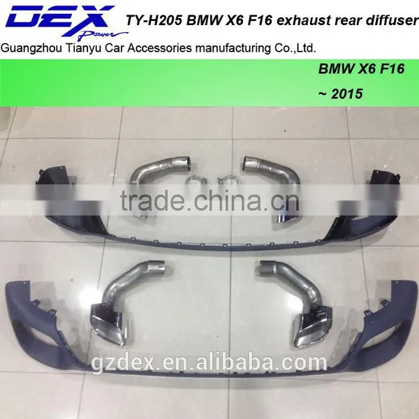 Auto Parts B~MW X6 F16 Exhaust Rear Diffuser photo-3