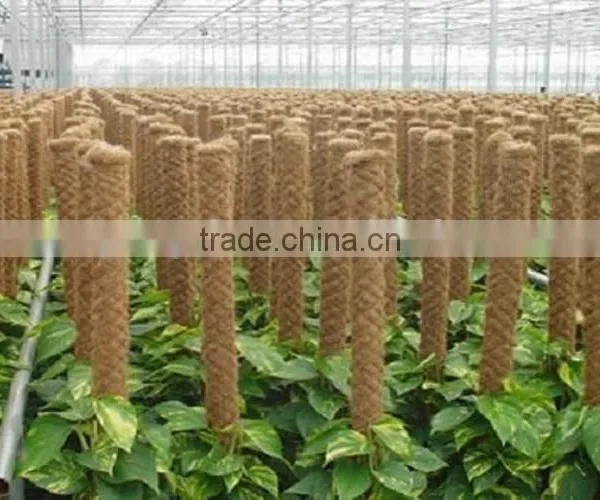 Coconut Pole for Plants & Flowers & PVC Bamboo Pole for Decorative