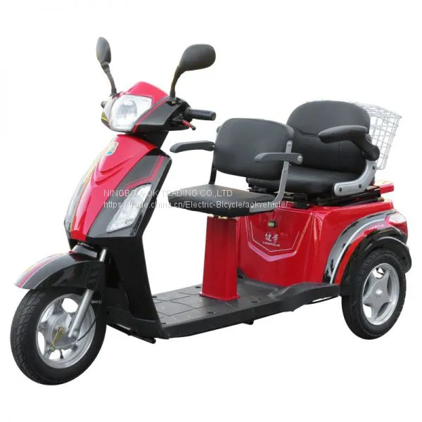 High Quality Electric Disabled Scooter in Special Offer, Electric Mobility Tricycle With Double Deluxe Saddle photo-4