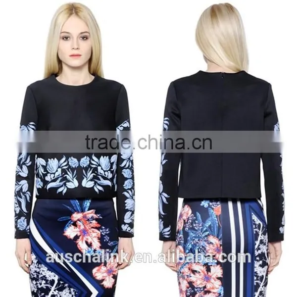 OEM Service Lady Fancy Embossed Sweatshirt Production photo-6