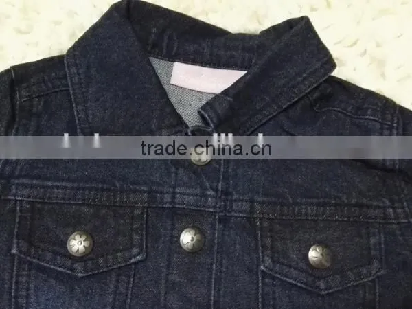 Yiwu Stocks Lots Kid's High Quality Denim Jacket photo-2