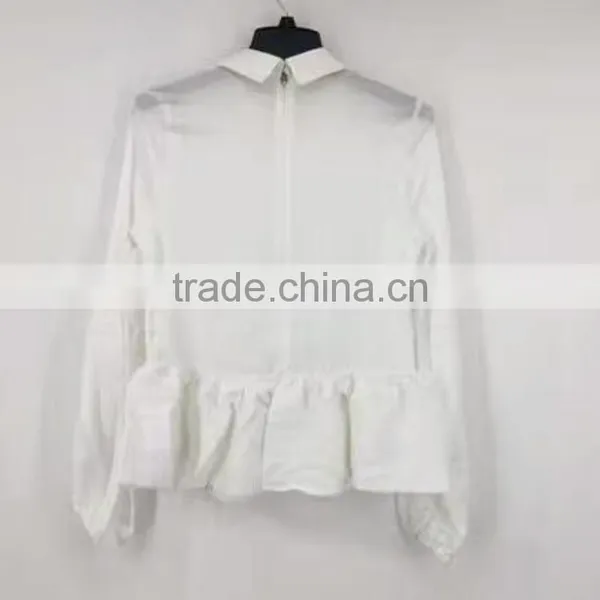 Women Chiffon Lace Blouse Stock Clothes photo-4