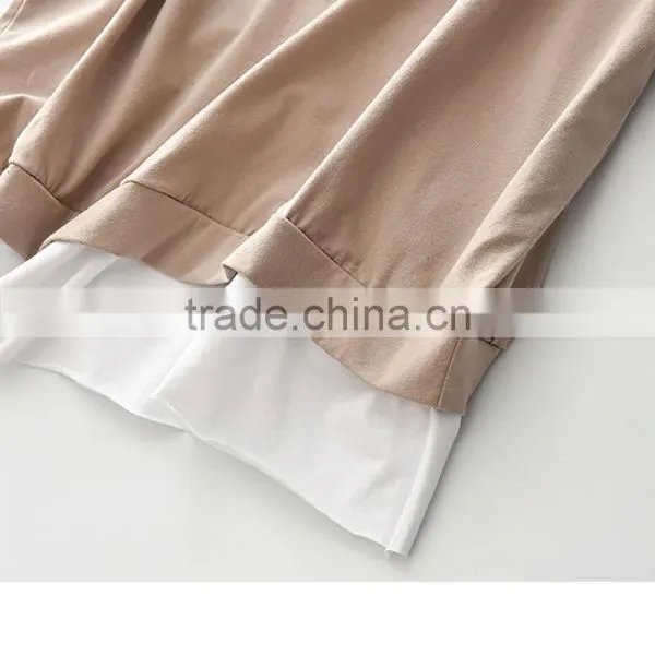Wholesale Custom 80 Cotton 20 Polyester Women Pullover Short Sleeve Hoody photo-4
