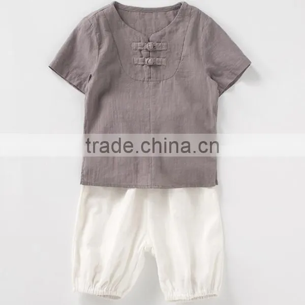Zm35672a Wholesale Clothes Manufacturer 2017 Fashion Kids Clothing Set photo-6