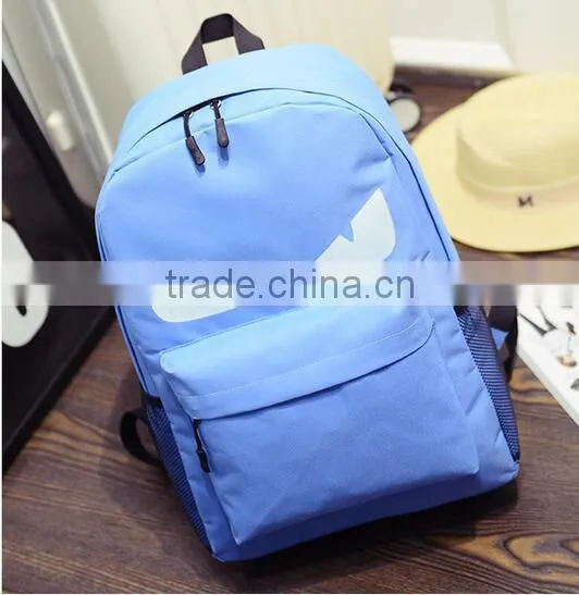 Contemporary Cheapest Durable Traveling Canvas Cute Monster Backpack photo-3