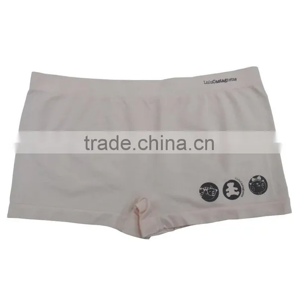 Soft Nylon Children's Underwear Boxer Shorts Seamless Lovely Girl Panty Lingerie photo-2