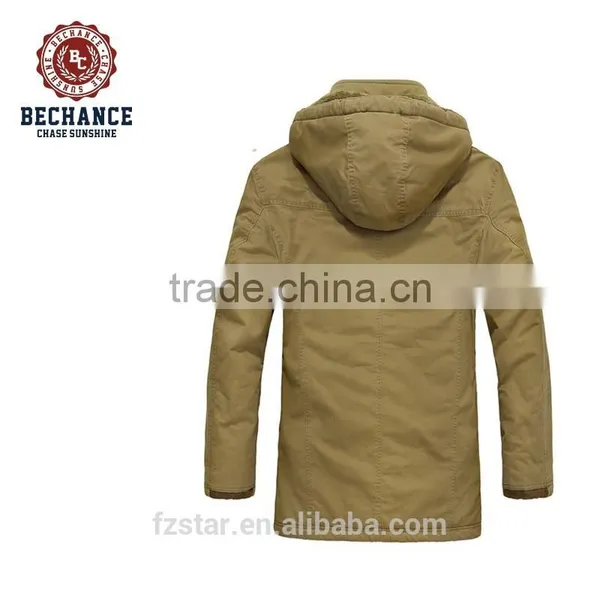 Men's Autumn Winter Warm Thick Casual Detachable Hood Padded Coat Plus Size Winter Jacket photo-2