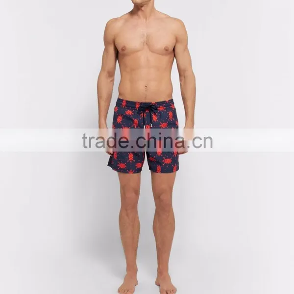 2017 Summer 100% Polyester Swiming Short Mens Sexy Custom Beachwear Board Shorts Swimwear photo-3