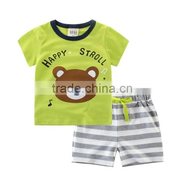 Wholesale Summer Kids Sets Wolf Printing Baby Boy Sets Clothes photo-2