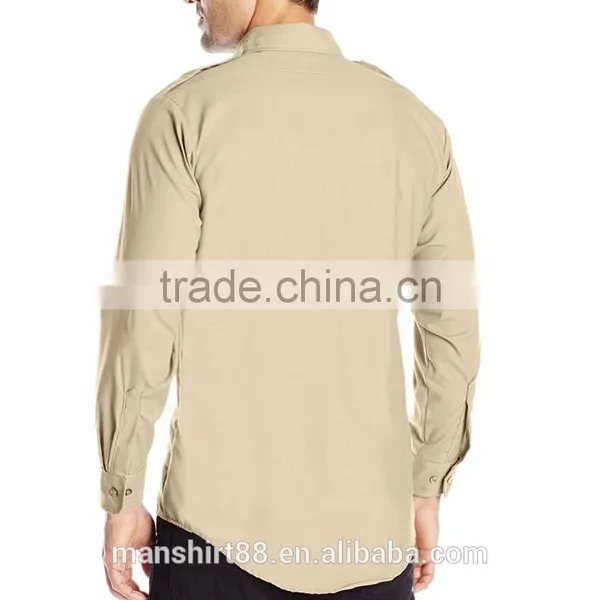 Men's Classic Long Sleeve Security Uniform Shirt photo-6