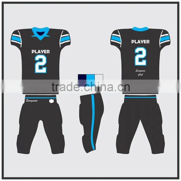 Sublimated American Football Uniforms Jersey | Quality Football Uniform | Multiple Colors | Free Samples photo-4