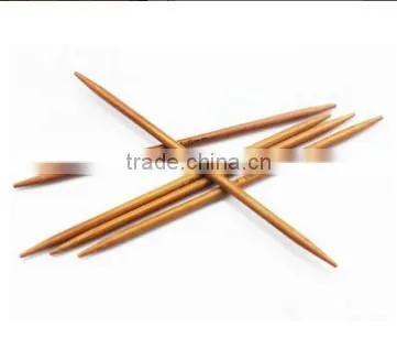Bamboo Knitting Needle Natural and Carbonized Color photo-2