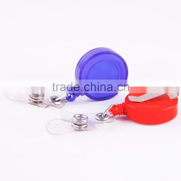 Round Plastic Retractable Badge Yoyo Reel photo-5