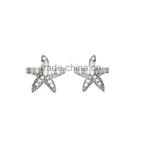 Hot Selling Fashion Stud Earrings,Crystal Earrings Jewelry For Women photo-3
