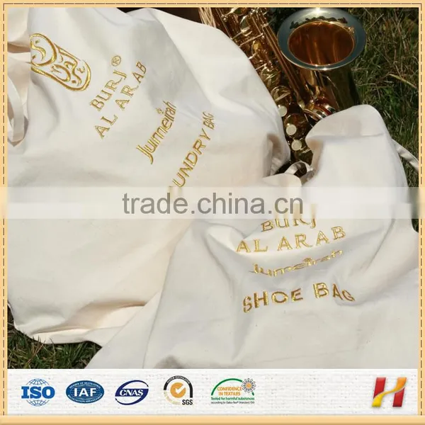 Wholesale canvas disposable cheap hotel laundry bags