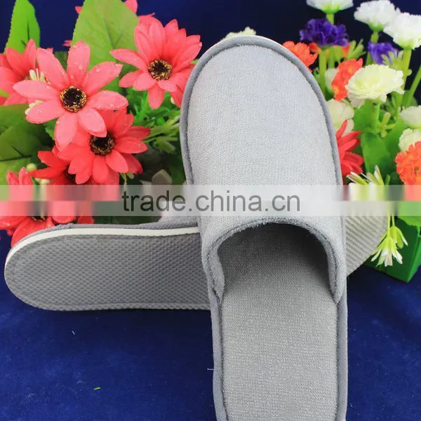 Disposable White Nap Cloth Spa Hotel Slippers photo-4