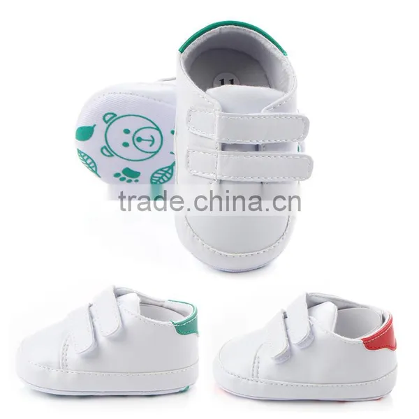 B22229A Baby PU Toddler Shoes Wholesale Baby Cute Spring and Autumn Soft Sole Shoes