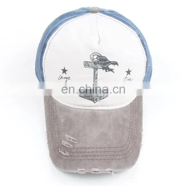 TOROS Unisex Metal Closure Print Distressed Patch Baseball Cap photo-3