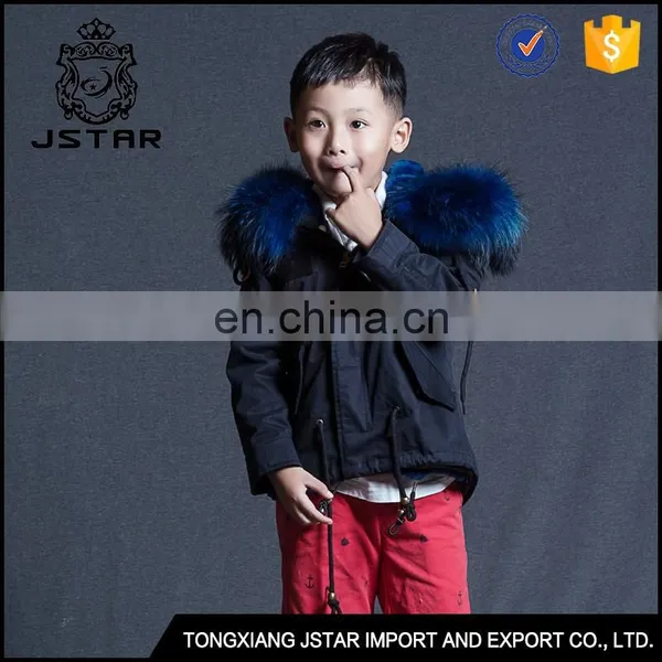 Wholesale Price Fake Fur Children Winter Jacket and Boys Parka Jacket photo-4