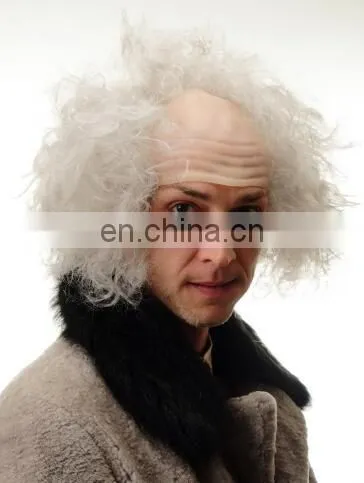 Bald Wig for Old Men,Einstein Wigs MW-003 photo-4