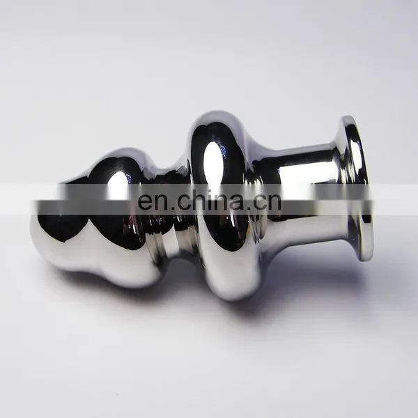 Mushroom Shape Flashing Light Anal Butt Plug, Jewelry Anal Plug photo-4