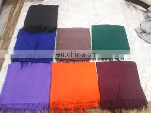 Unisex Scarf Womens Mens New Pashmina Shawls Wraps Scarves Stole Kashmiri Solid 100% Cashmere Angora Wrap Stole Shawl Soft Scarf photo-6
