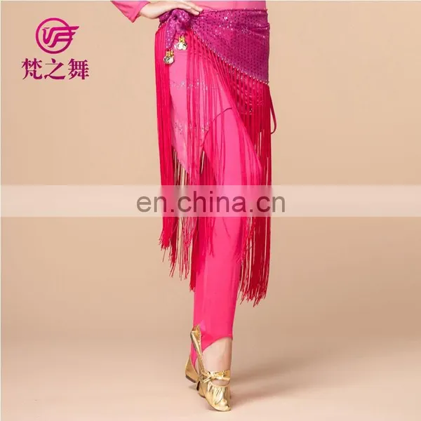 Practice Cotton Long Women Belly Dance Tight Pant K-4037# photo-2