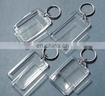 Square Acrylic Any Logo Printing Custom Name Keychains photo-3