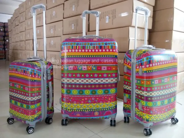 High Quality Hard Shell Luggage Set 3pcs Travel Bag Aluminum Trolley Travel Case photo-3