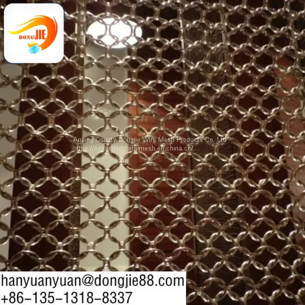Chain Link Ring Mesh for Metal Curtain