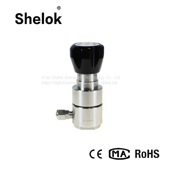 Needle Gas Pressure Regulator Valve Air Oxygen Nitrogen Brass Pressure Reducing Valve photo-2
