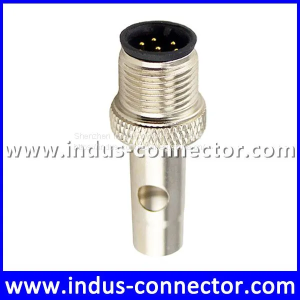 Hot Sale M12 5 Poles b Code Watertight Shielded Female Circular Coupler Connector photo-2