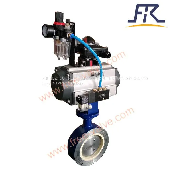 Manual Stainless Steel Wafer Type Ceramic Butterfly Valve Zirconia Ceramic photo-4