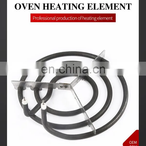 Factory Stainless Steel Electric Stove Single Burner Hot Plate Heating Element/cooker Coil Black Circular Tubular Heater photo-5