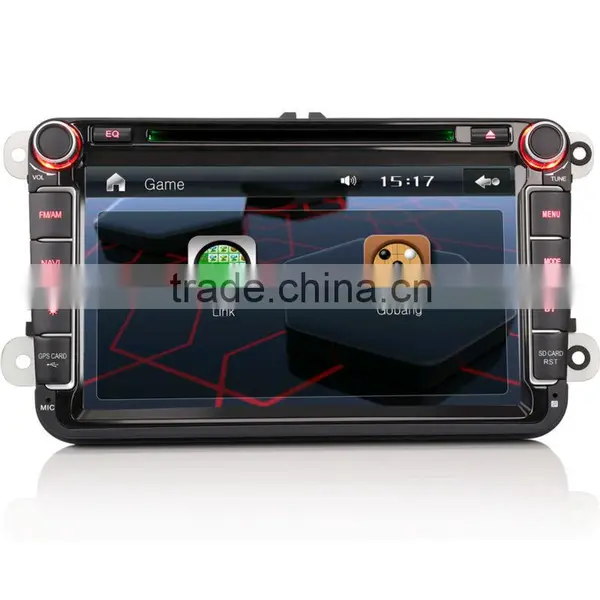 Erisin ES9611V 8" Double Din Car DVD GPS for Passat Caddy photo-4