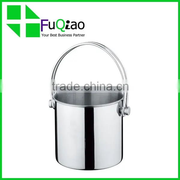 Trade Assurance Barware Stailess Steel Metal Party Beer Ice Bucket With Lid photo-3