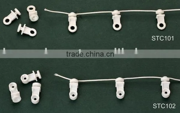 Curtain Carrier for Ripple Fold Tape