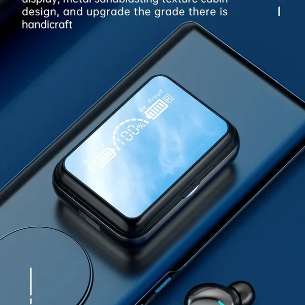 TWS Wireless Headsets Large Capacity Charging Box Bluetooth-compatible Earphones Sport Waterproof With Touch Control photo-5