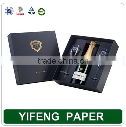 Luxury Custom Print Wine Box Packaging Cardboard Wine Gift Box photo-3