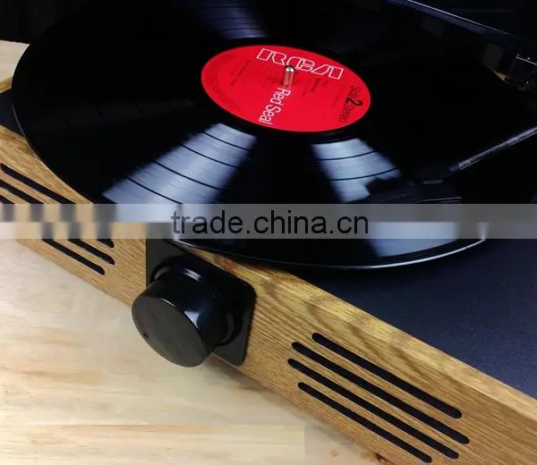 Classic Vintage Design!!! Simple Turntable& Vinyl Record LP& Gramophone With PC Link/3 Speed LP photo-2