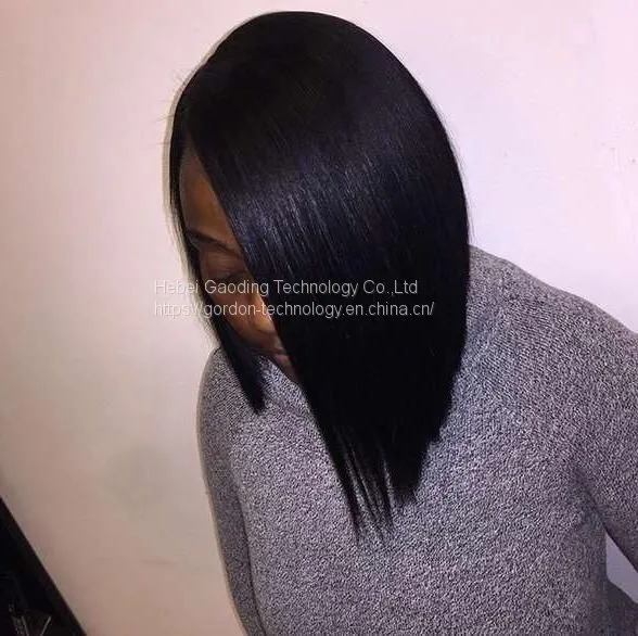 High-ending Beautiful Natrual Color Human Hair Bob Wig photo-2