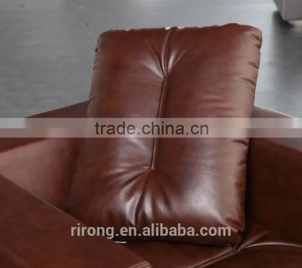 8039 High Seat Brown PU Leisure Sofa photo-4