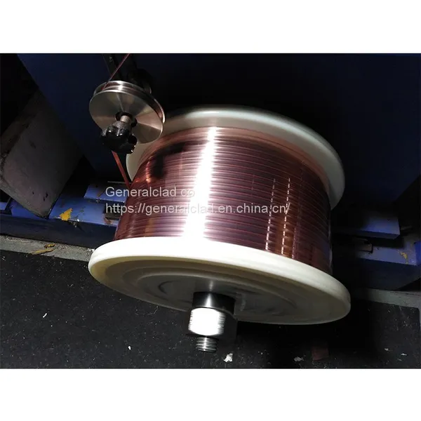 0.07*6.0 mm CCA CCS Ribbon Flat Wire for Welding Wire
