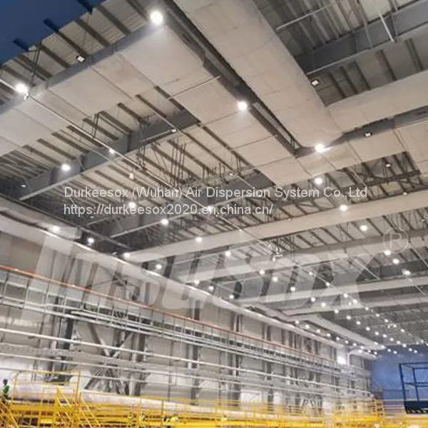 Pre-Insulated Air Duct for TPI Wind Blade Factory