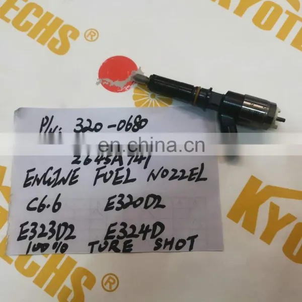 Original Excavator Parts 320-0680 E320D C6.6 Diesel Fuel Engine Injector In Stock photo-5