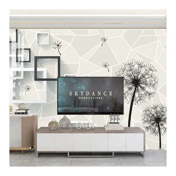 Luxury Tv Background Printing Wallpaper Murals 3D 5D 8D Wall Mural For Home Decoration Drop Ship photo-3